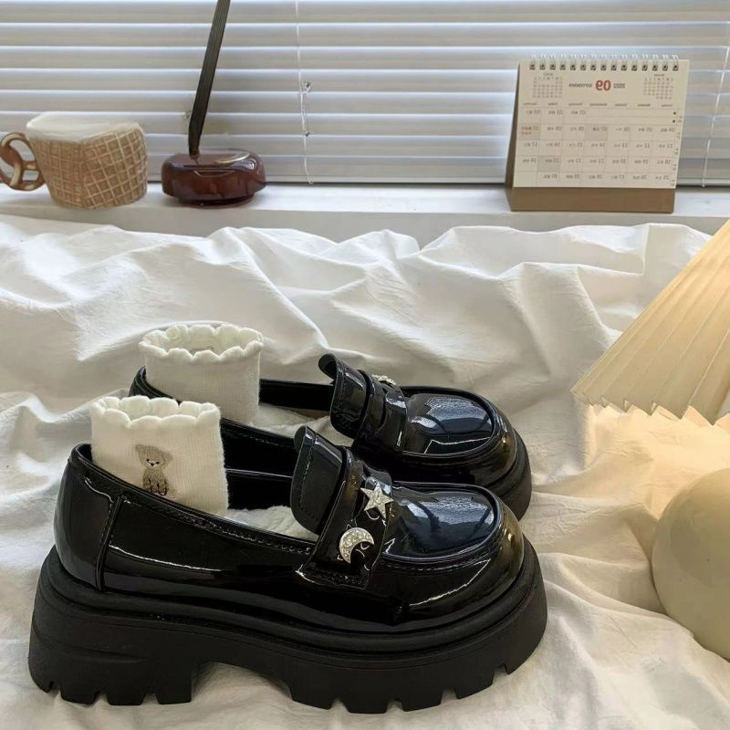 Women Shoes Quick Delivery - Retro Nero Primavera e Autunno Punta