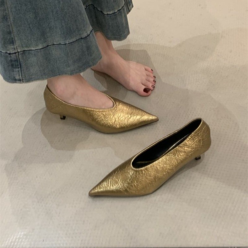 Women'S Shoes For Work - 2025 Autunno Nuovo Pendolare Vento Tacco