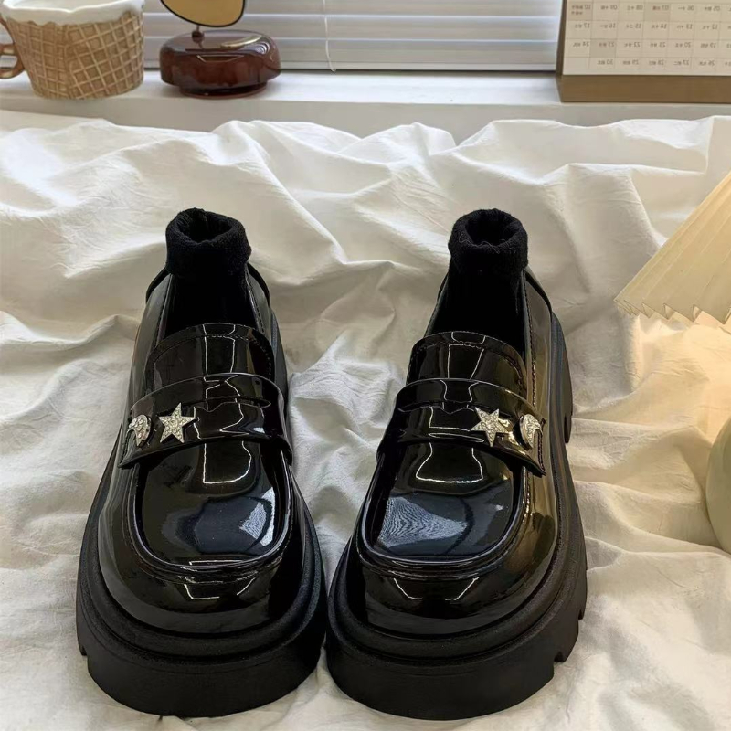 Retro Nero Primavera e Autunno - Women Shoes Quick Delivery recensione e prezzo